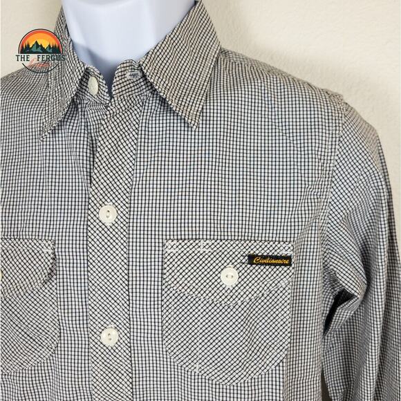 NWT Civilianaire Shirt Black Stripe Made In USA! Mens Size Slim Small - Picture 15 of 16